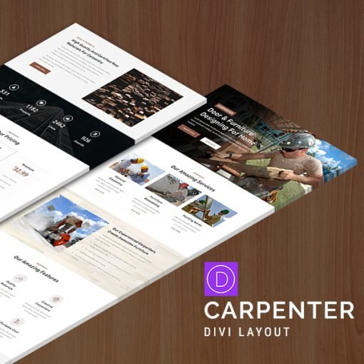 Carpenter Divi Layout Pennyblack Templates