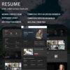 Resume - HTML Landing Page Template
