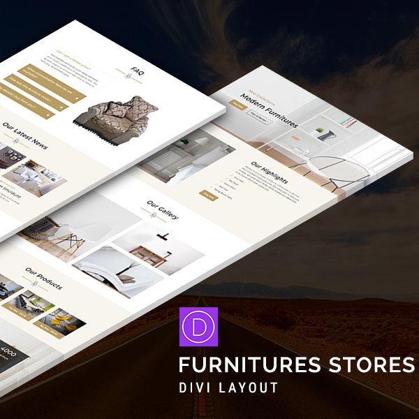 Furniture Store Divi Layout