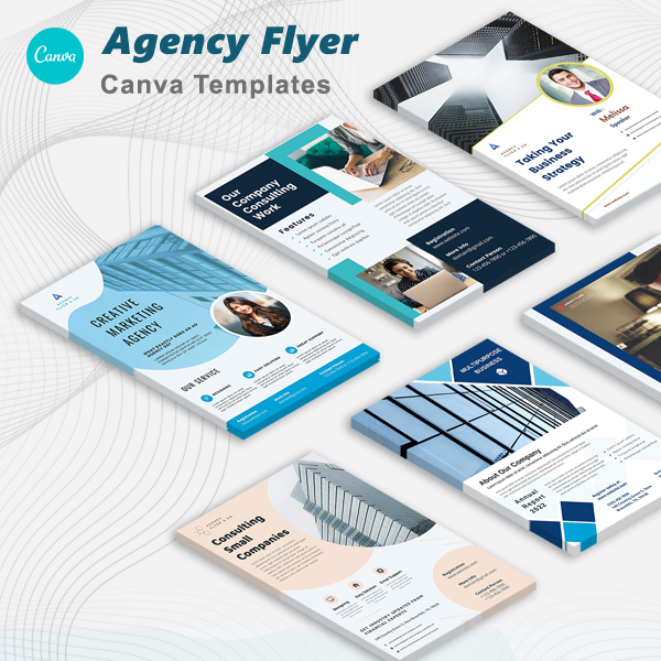 Agency Flyer Canva Templates