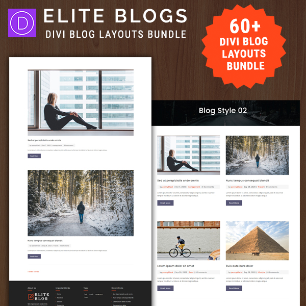 Elite Divi Blog Layouts Bundle