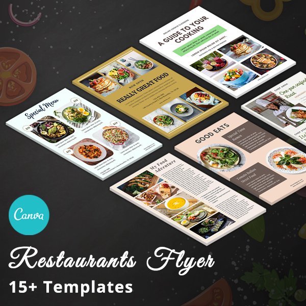 Restaurant Flyer - Canva Templates