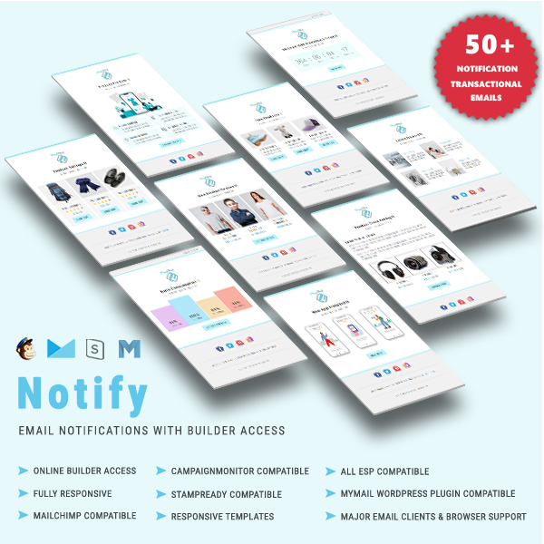Notify - Transactional Email Newsletters Bundle