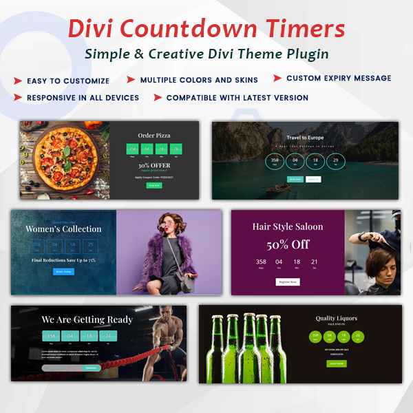Divi Countdown Timers
