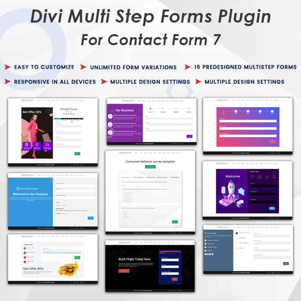 Divi Multi Step Forms Plugin For Contact Form 7