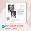 Instagram Quote - Canva Template