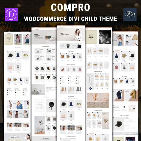 ComPro - WooCommerce Divi Child Theme