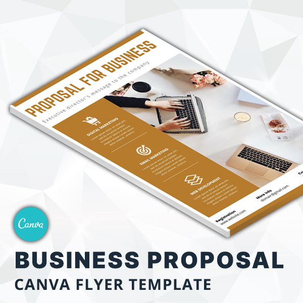 Business Proposal - Free Canva Flyer Template