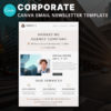 Corporate Email Newsletter - Free Canva Template