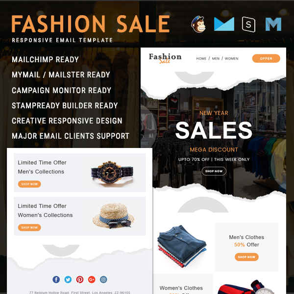 Fashion Sale - Multipurpose Responsive Email Template