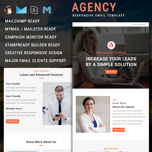 Agency - Multipurpose Responsive Email Template