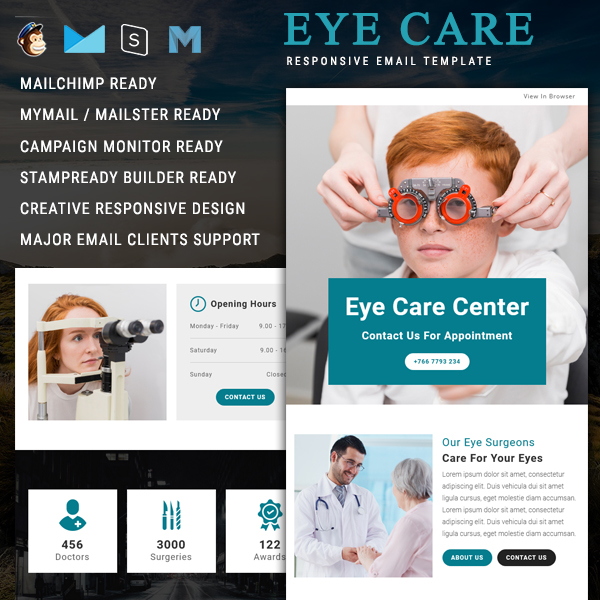 Eye Care - Multipurpose Responsive Email Template