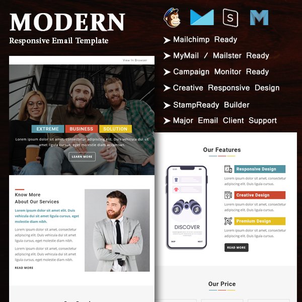 Modern - Multipurpose Responsive Email Template