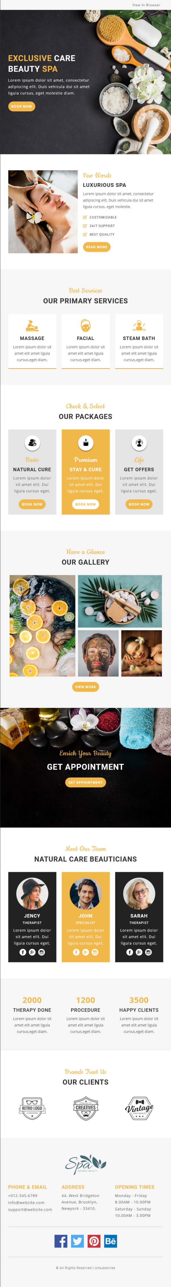 Beauty Care - Multipurpose Responsive Email Template