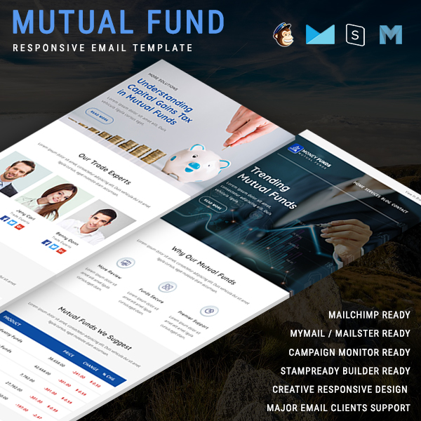 Mutual Fund - Multipurpose Responsive Email Template