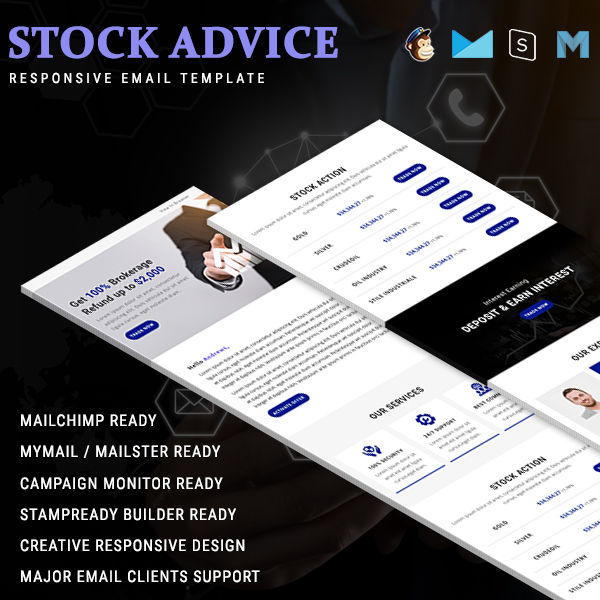 Stock Advice - Multipurpose Responsive Email Template