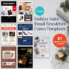 Holiday Sales Email Templates - Canva Bundle