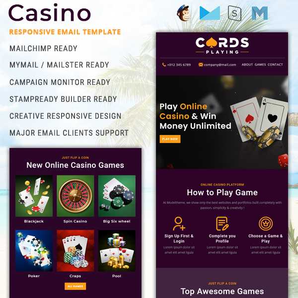 Casino - Responsive Email Template