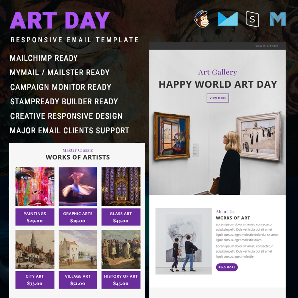 Art Day - Responsive Email Template
