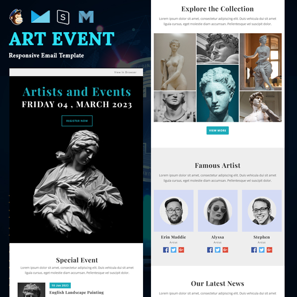 Art Event - Responsive Email Template