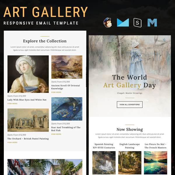 Art Gallery - Responsive Email Template