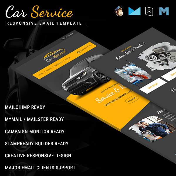 Car Service - Responsive Email Template
