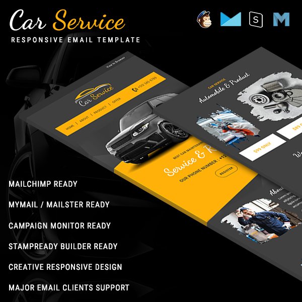 Car Service - Responsive Email Template