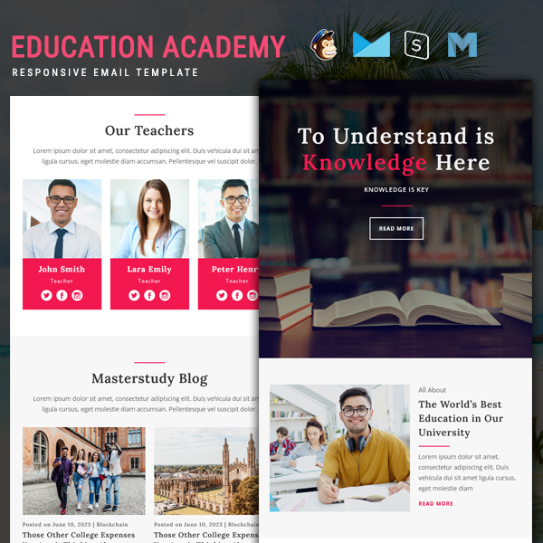Education Academy - Responsive Email Template