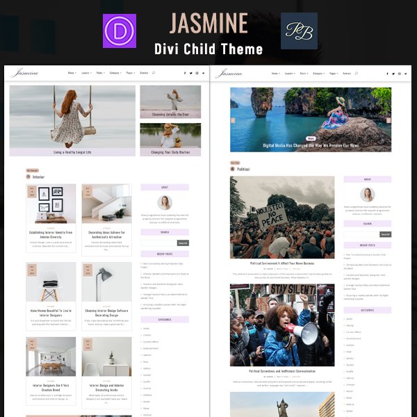 Jasmine - Divi Child Theme