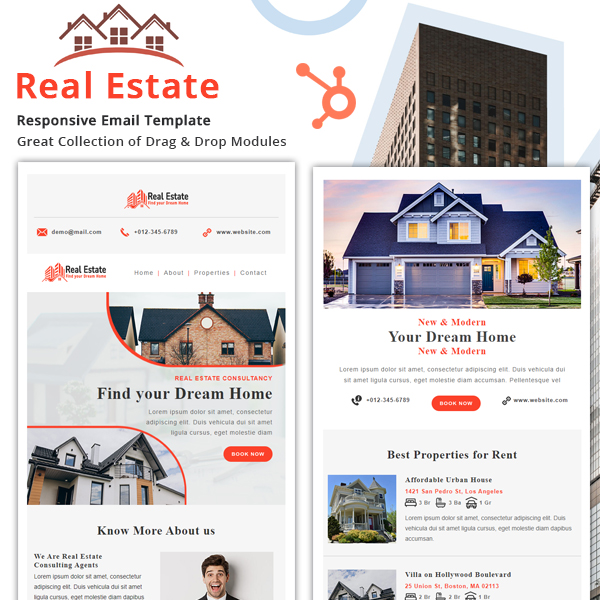 Real Estate - HubSpot Email Newsletter Template