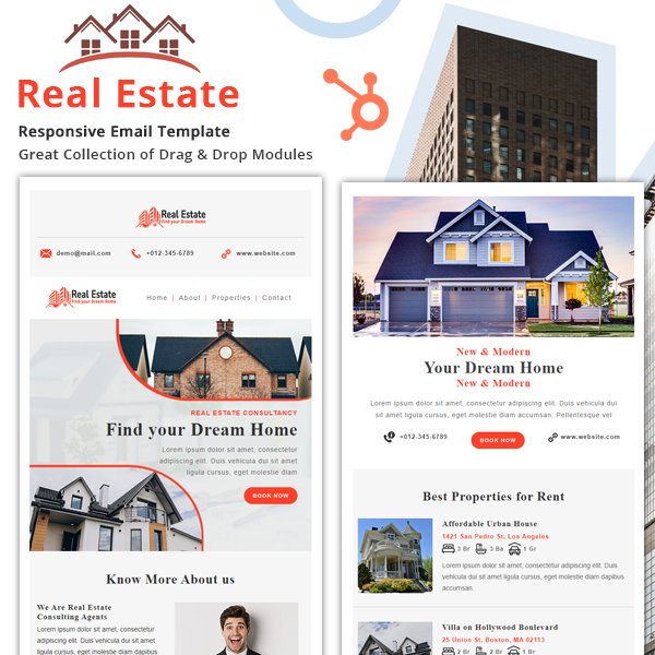 Real Estate - HubSpot Email Newsletter Template