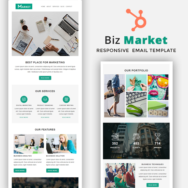 Business Market - HubSpot Email Newsletter Template