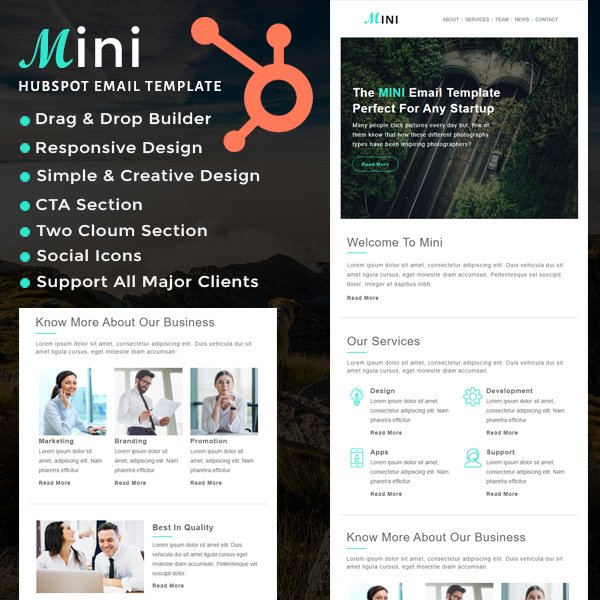 Mini - HubSpot Email Newsletter Template