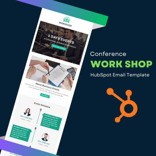 Workshop - Event HubSpot Email Newsletter Template
