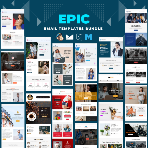 Epic - Multi-Concept Email Templates Bundle